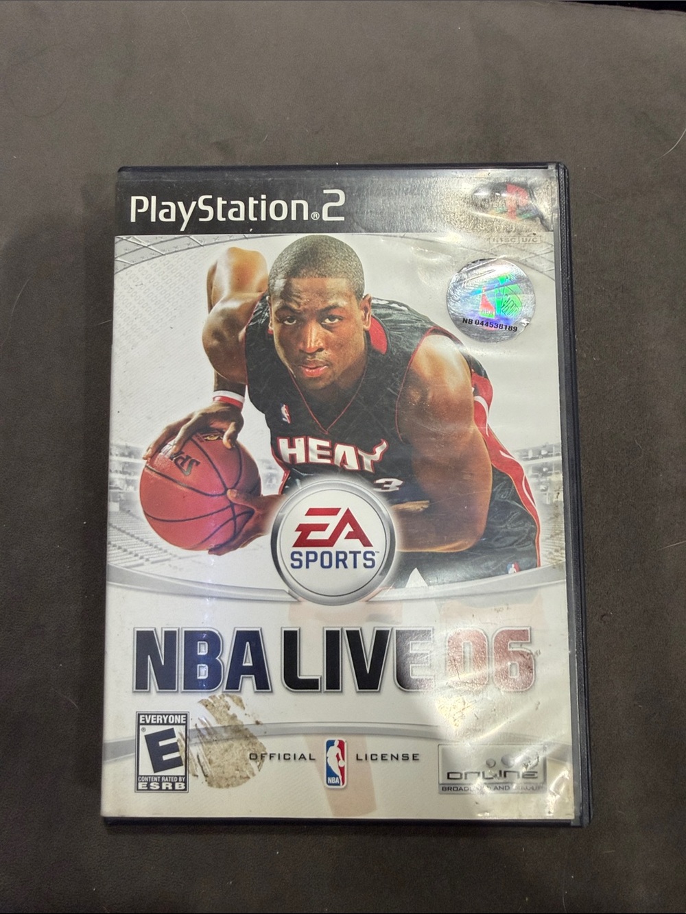 Sony PlayStation 2 NBA Live 06 - Black and Red Cover
